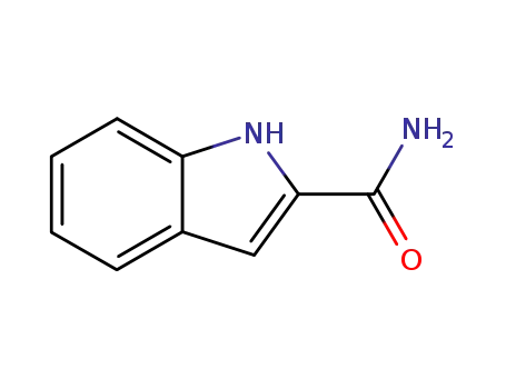 Molecular Structure of 1670-84-4 (Indole-2-carboxamide)