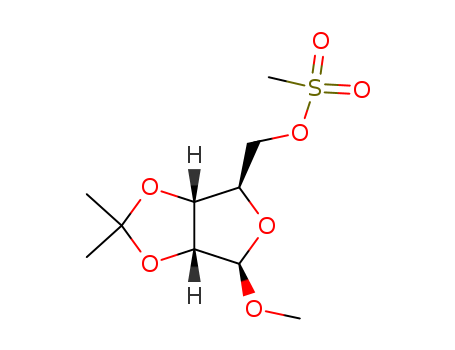 2-methoxy-7,7-dimethyl-4-(methylsulfonyloxymethyl)-3,6,8-trioxabicyclo[3.3.0]octane cas  50610-99-6