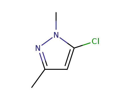 Molecular Structure of 54454-10-3 (5-CHLORO-1,3-DIMETHYLPYRAZOLE)