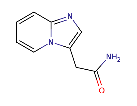 Molecular Structure of 21801-86-5 (2-IMIDAZO[1,2-A]PYRIDIN-3-YLACETAMIDE)