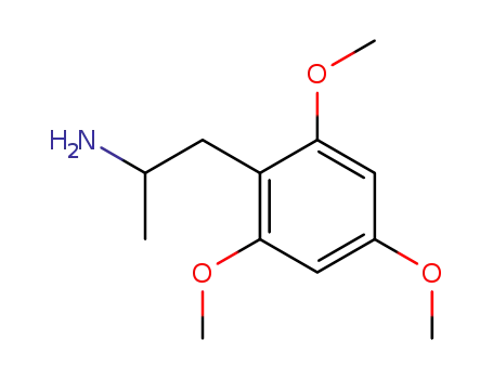 Molecular Structure of 15402-79-6 (2,4,6-TRIMETHOXYAMPHETAMIN)
