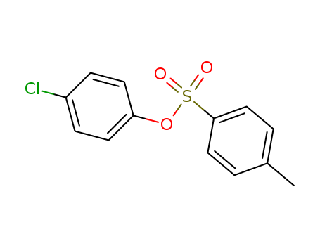 599-89-3,4-chlorophenyl 4-methylbenzenesulfonate,4-chlorophenol tosylate;4-chlorophenyl tosylate;toluene-4-sulfonic acid 4-chlorophenyl ester;4-chlorophenyl p-toluenesulfonate;Benzenesulfonic acid, 4-methyl-, 4-chlorophenyl ester;4-chlorophenyl 4-methylbenzenesulfonate;p-Chlorophenyl-p-toluenesulfonate;
