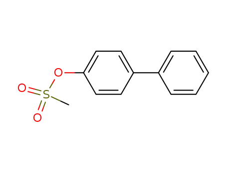Molecular Structure of 129236-45-9 ([1,1′-biphenyl]-4-yl methanesulfonate)