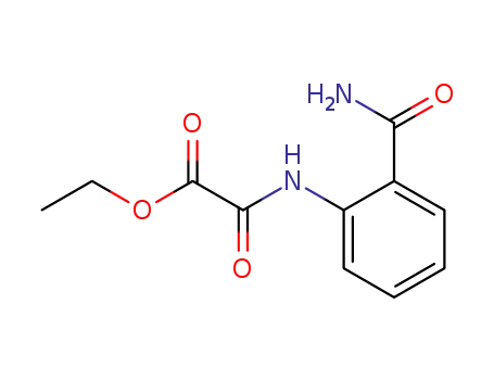 Acetic acid, [[2-(aminocarbonyl)phenyl]amino]oxo-, ethyl ester