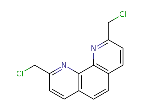 Molecular Structure of 87518-61-4 (1,10-Phenanthroline, 2,9-bis(chloromethyl)-)