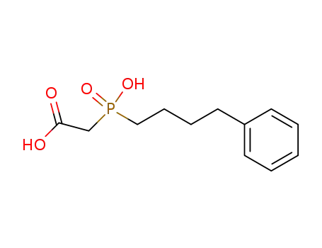 Molecular Structure of 83623-61-4 (((4-Phenylbutyl)hydroxyphosphoryl)acetic acid)