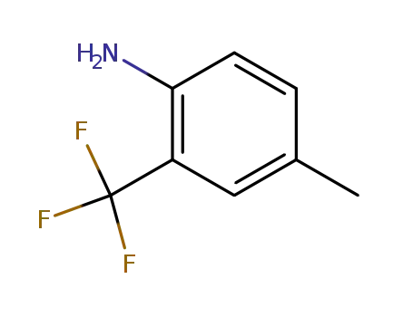 Molecular Structure of 87617-23-0 (2-Amino-5-methylbenzotrifluoride)