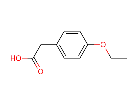 Molecular Structure of 4919-33-9 (4-ETHOXYPHENYLACETIC ACID)