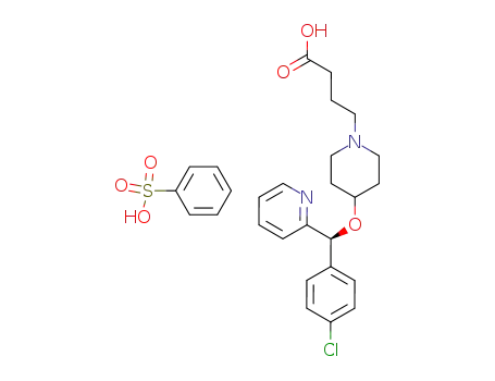 Molecular Structure of 190786-44-8 (Bepotastine besilate)
