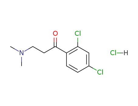 1-Propanone,1-(2,4-dichlorophenyl)-3-(dimethylamino)-, hydrochloride (1:1)