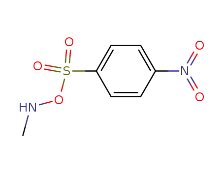 Molecular Structure of 85462-16-4 (N-Methyl-O-p-nitrophenylsulphonylhydroxylamine)