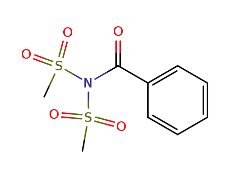 Molecular Structure of 120622-90-4 (N,N-bis(methanesulfonyl)benzamide)