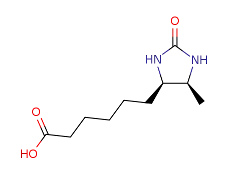 Molecular Structure of 533-48-2 (D-DESTHIOBIOTIN)