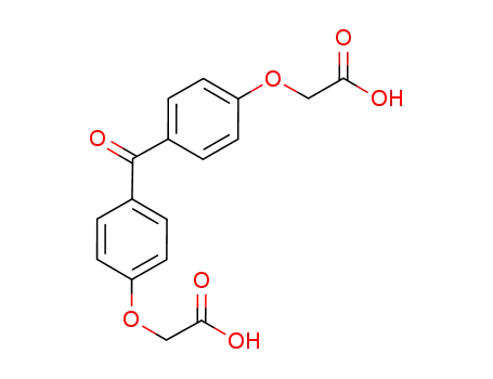 Molecular Structure of 124678-79-1 (2,2′‐[(carbonylbis(4,1‐phenylene))bis(oxy)]diacetic acid)