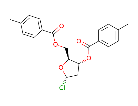 ALPHA-L-ERYTHRO-PENTOFURANOSYL CHLORIDE-2-DEOXY-BIS(4-METHYL BENZOATE)