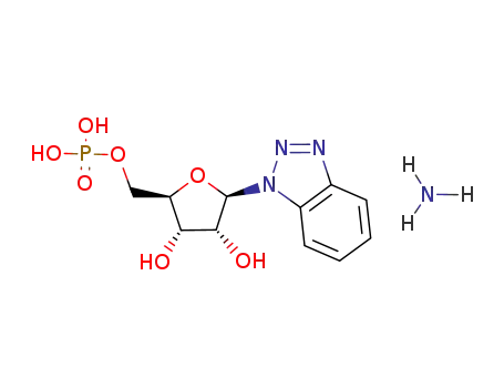 Molecular Structure of 123499-58-1 (1H-benzotriazole mononucleotide ammonium salt)