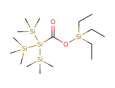 Molecular Structure of 197797-33-4 (triethylsilyl tris(trimethylsilyl)silanecarboxylate)