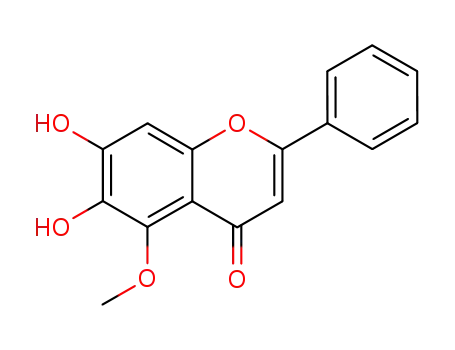 Molecular Structure of 150036-33-2 (6,7-dihydroxy-5-methoxyflavone)
