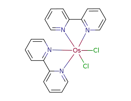 Molecular Structure of 15702-72-4 (Bis(2,2-bipyridyl)dichloroOsmium(II))