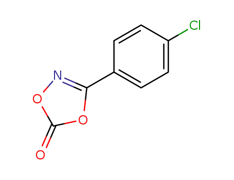 Molecular Structure of 132401-91-3 (3-(4-chlorophenyl)-1,4,2-dioxazol-5-one)