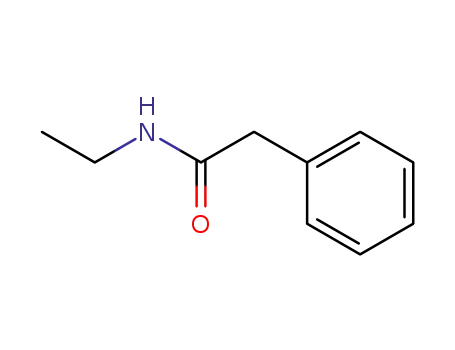 Molecular Structure of 5465-00-9 (N-ethyl-2-phenyl-acetamide)