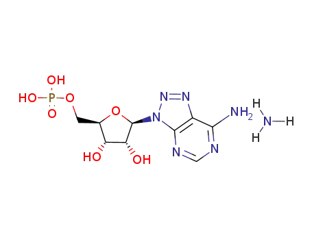 Molecular Structure of 123499-63-8 (8-azaadenosine monophosphate ammonium salt)