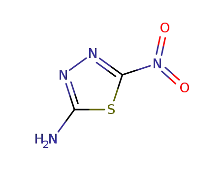 1,3,4-Thiadiazol-2-amine,  5-nitro-