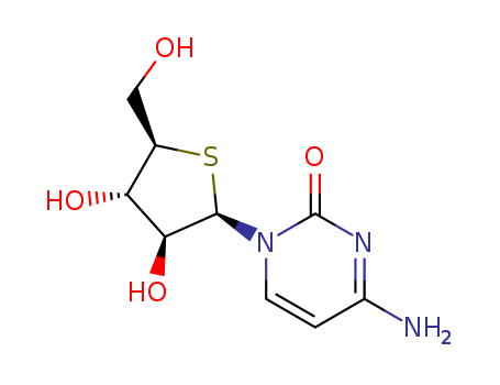 26599-17-7,THIARABINE,Cytosine,1-(4-thio-b-D-arabinofuranosyl)- (8CI);4'-Thio-1-b-D-arabinofuranosylcytosine;4'-Thioaracytidine; OSI 7836; Thio-Cytarabine