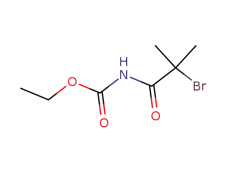 Molecular Structure of 77609-28-0 ((α-bromo-isobutyryl)-carbamic acid ethyl ester)