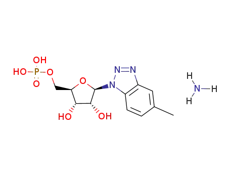Molecular Structure of 123499-59-2 (5-methyl-1H-benzotriazole mononucleotide ammonium salt)