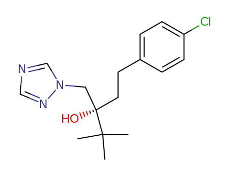 1-(4-chlorophenyl)-4,4-dimethyl-3-(1,2,4-triazol-1-ylmethyl)pentan-3-ol