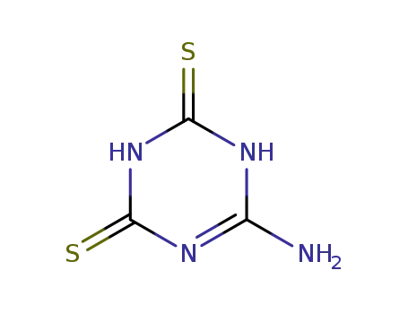Molecular Structure of 2770-75-4 (2-AMINO-1,3,5-TRIAZINE-4,6-DITHIOL)