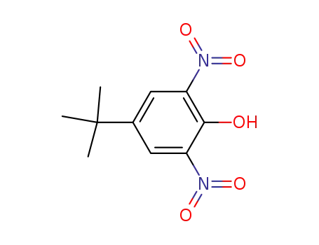 Molecular Structure of 4097-49-8 (4-tert-Butyl-2,6-dinitrophenol)