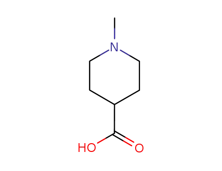 Molecular Structure of 68947-43-3 (1-Methyl-piperidine-4-carboxylic acid)