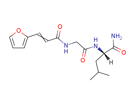 2-[[2-[3-(furan-2-yl)prop-2-enoylamino]acetyl]amino]-4-methylpentanamide