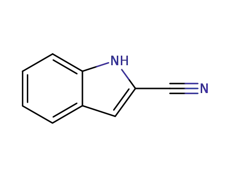 Molecular Structure of 36193-65-4 (1H-indole-2-carbonitrile)