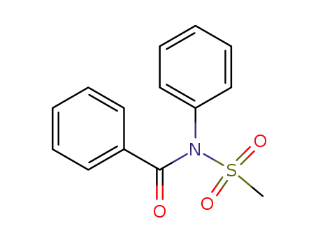 Molecular Structure of 73153-44-3 (N-(methylsulfonyl)-N-phenylbenzamide)