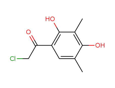 Ethanone, 2-chloro-1-(2,4-dihydroxy-3,5-dimethylphenyl)- (9CI)