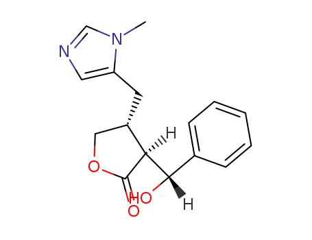 (3S,4R)-3-[(R)-hydroxy-phenyl-methyl]-4-[(3-methylimidazol-4-yl)methyl]oxolan-2-one