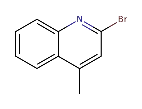 Molecular Structure of 64658-04-4 (2-BROMO-4-METHYLQUINOLINE)
