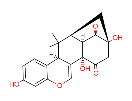 2,12-Methano-1H-benzo[b]naphtho[2,1-d]pyran-4(4aH)-one,2,3,10b,11,12,12a-hexahydro-1,2,4a,8-tetrahydroxy-11,11-dimethyl-,(1R,2R,4aS,10bR,12S,12aS)-
