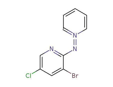 Molecular Structure of 171774-38-2 (N-(3-bromo-5-chloropyridin-2-yl)pyridin-1-ium-1-aminide)