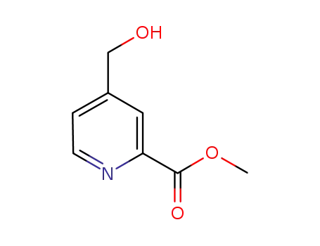 Molecular Structure of 317335-15-2 (2-Pyridinecarboxylicacid,4-(hydroxymethyl)-,methylester(9CI))