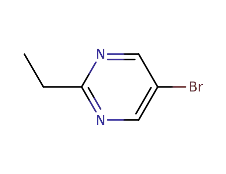 Molecular Structure of 873331-73-8 (Pyrimidine, 5-bromo-2-ethyl- (9CI))