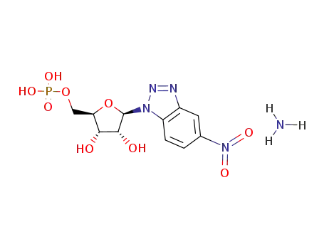 Molecular Structure of 123499-62-7 (5-nitro-1H-benzotriazole mononucleotide ammonium salt)