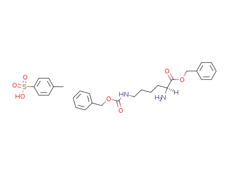 Molecular Structure of 16964-83-3 (N-Benzyloxycarbonyl-L-lysine benzyl ester p-toluenesulfonate)