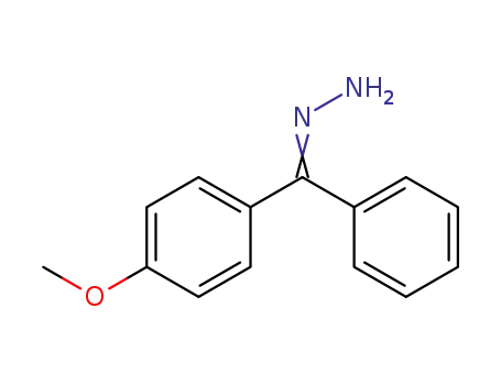 Molecular Structure of 38395-64-1 ([(4-methoxyphenyl)(phenyl)methylidene]hydrazine)