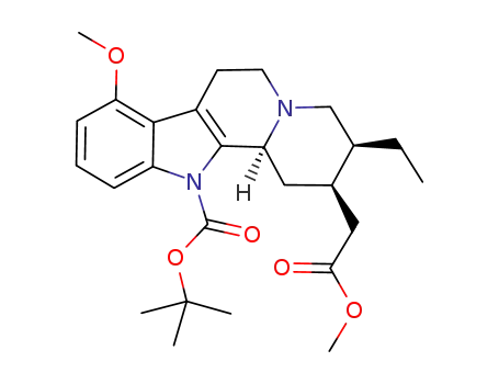 (2R,3S,12bS)-tert-butyl 3-ethyl-8-methoxy-2-(2-methoxy-2-oxoethyl)-1,2,3,4,6,7-hexahydroindolo[2,3-a]quinolizine-12(12bH)-carboxylate
