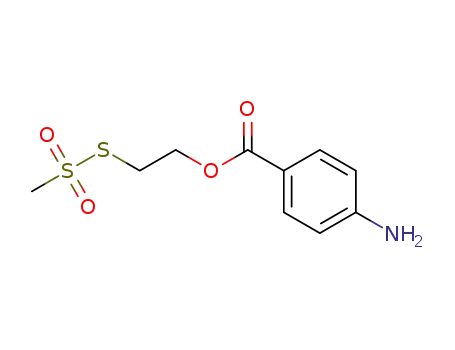 Molecular Structure of 212207-24-4 (BENZOCAINE METHANETHIOSULFONATE)