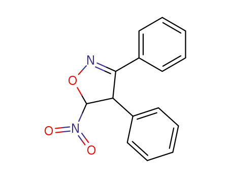 Molecular Structure of 115335-20-1 (5-nitro-3,4-diphenyl-4,5-dihydroisoxazole)